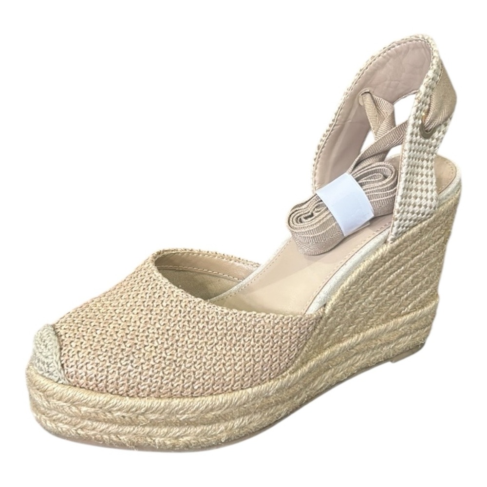 The Drop Women's Zuki Wedge Espadrille Sandals Tan Size 8 - Picture 5 of 14